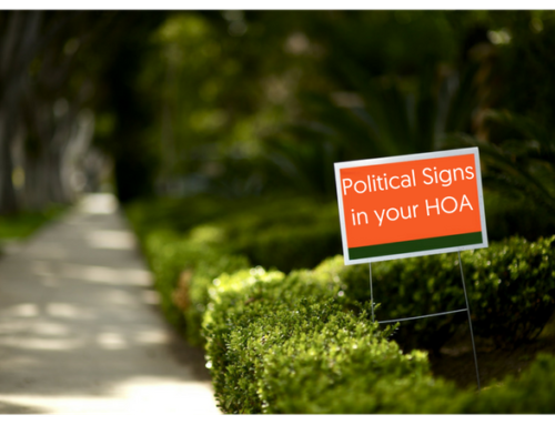 All About Political Signs in Your HOA Community