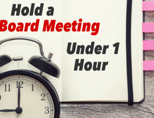 Hold a Board Meeting in Under 1 Hour