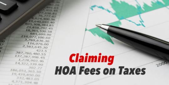 Claiming HOA Fees on Taxes | Spectrum Association Management