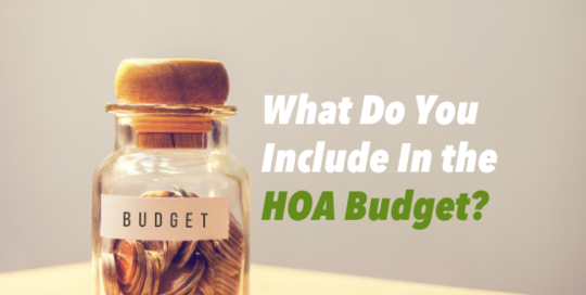 What to Include in HOA Budget | Spectrum Association Management