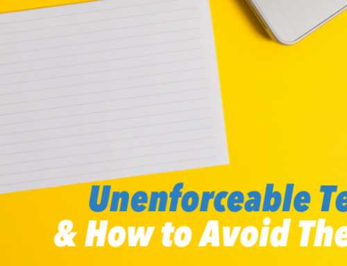 Unenforceable HOA Terms and How to Avoid Them