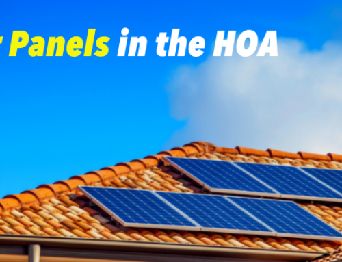 Solar Panels in the HOA